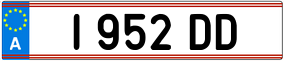 Truck License Plate